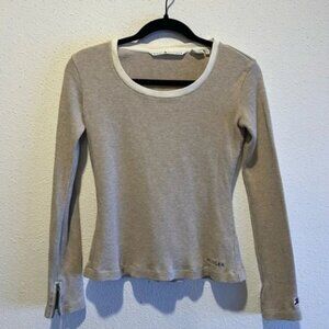 Tommy Hilfiger Tan Long Sleeve Sweater